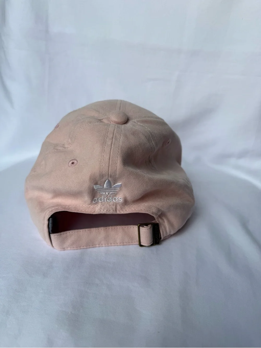 adidas Dusty Rose Suede Baseball Cap